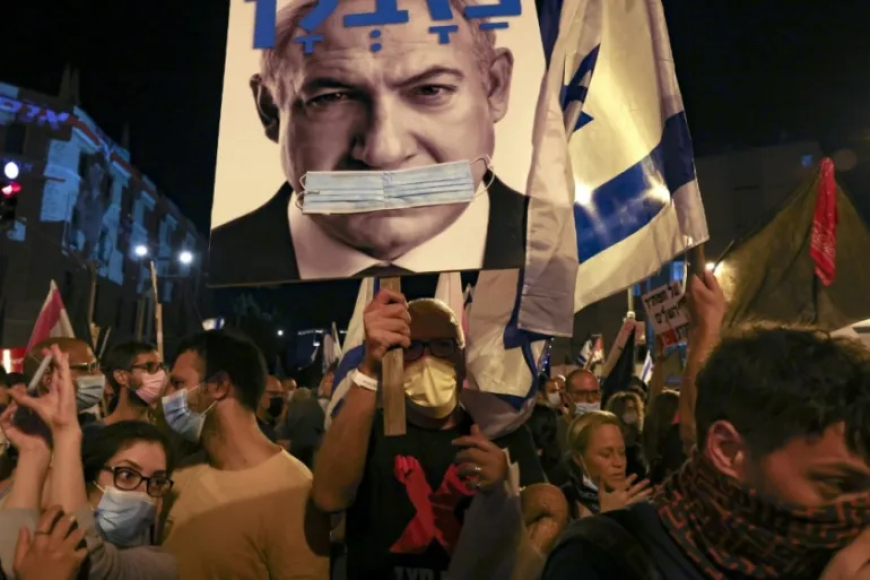 Israeli Protesters Calls for Netanyahu’s Resignation